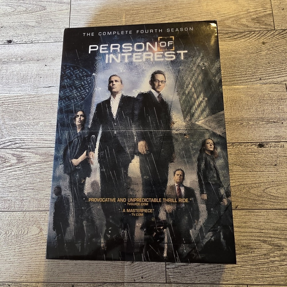 Person of Interest: The Complete Fourth Season (DVD, 2014) Good